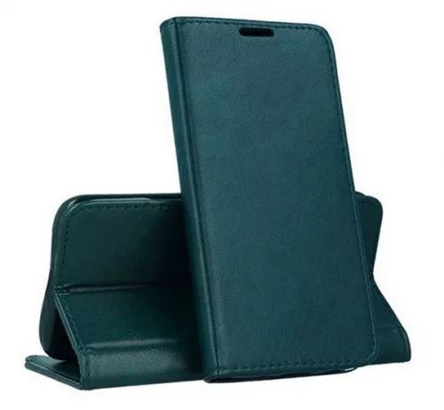  Gigapack Apple iPhone 14 Plus bőr hatású tok sötétzöld (GP-125551) 
