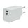 Gigapack hálózati töltő USB aljzat / Type-C aljzat fehér (GP-135543) 
