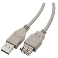  Gigapack kábel hosszabbító USB 2.0 - USB 2.0 1,8m szürke (GP-33045) 