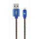  Gembird 8-pin - USB Type-A adat- és töltőkábal 1m kék (CC-USB2J-AMLM-1M-BL) 