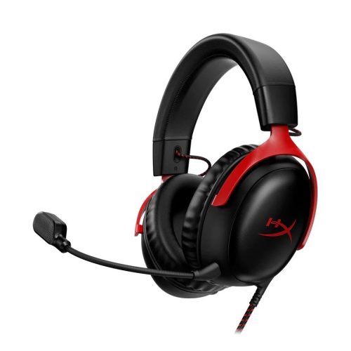  HyperX Cloud III gaming headset fekete-piros (727A9AA) 