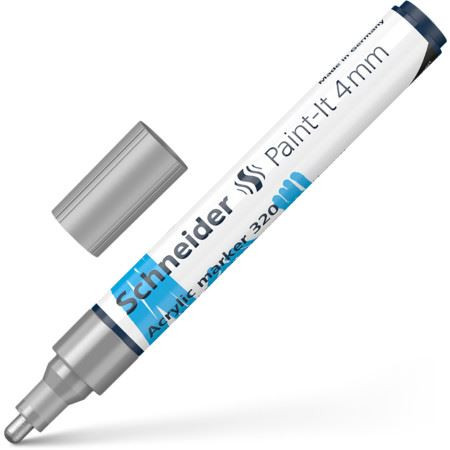  Schneider Paint-It 320 4mm akril marker ezüst (120254) 