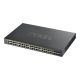  ZyXEL 48port GbE LAN PoE (375W) 4port Gbe combo RJ45/SFP L2 menedzselhető switch (GS1920-48HPV2-EU0101F) 