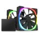  NZXT Aer RGB 2 140mm Twin ventilátor kezdőcsomag fekete (HF-2814C-DB) 