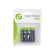  Gembird LR03 1300 mAh AAA mini ceruzaelem (4db/csomag) (EG-BA-AAA4-01) 