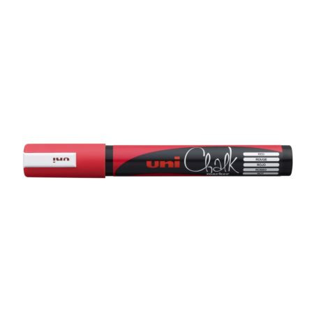  Uni PWE-5M folyékony kréta piros (PWE-5M RED(N)) 