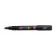  Uni Posca PC-1M dekormarker fekete (PC-1M BLACK(E)) 