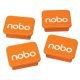  NOBO mágnes mágnestáblákhoz 4db narancs (VN5327) 
