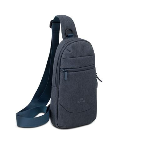  Rivacase 7711 Galapagos notebook hátitáska keresztpántos (cross-body) 10,1" sötétszürke (4260403579855) 