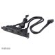  Akasa USB 3.1 Gen 2 Type-C x 1 és USB 3.1 Gen 1 Type-A x 2 hátlapi panel (AK-CBUB52-50BK) 