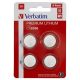  Verbatim Premium Gombelem CR2016 4db (49531) 