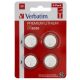  Verbatim Premium Gombelem CR2025 4db (49532) 