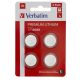  Verbatim Premium Gombelem CR2032 4db (49533) 