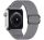  Phoner Dew Apple Watch csatos fonott szövet szíj 38/40/41mm szürke (72626) 