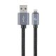  Gembird Cablexpert  USB -> Lightning kábel 1.8m fekete-szürke (CCB-mUSB2B-AMLM-6) 