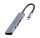  Gembird Multi Port Adapter USB Type C 5in1 USB hub szürke (A-CM-COMBO5-02) 