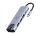  Gembird Multi Port Adapter USB Type C 5in1 USB hub szürke (A-CM-COMBO5-04) 