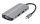  Gembird Multi Port Adapter USB Type C 8in1 USB hub szürke (A-CM-COMBO8-02) 