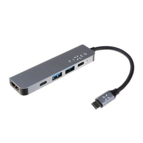  FIXED HUB Mini 5in1 USB-C aluminium (FIXHU-MN-GR) 