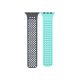  Phoner Spike Apple Watch szilikon szíj 49/45/44/42mm szürke/kék (72565) 