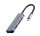  Gembird USB-C 3.1 HUB 3 portos + USB 2.0 kártyaolvasó ezüst (UHB-CM-CRU3P1U2P2-01) 
