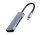  Gembird USB-C 2.0 HUB 4 portos ezüst (UHB-CM-U3P1U2P3-01) 