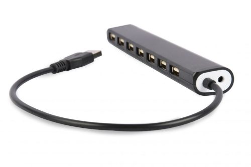  Gembird USB 2.0 HUB 7 portos fekete (UHB-U2P7-04) 