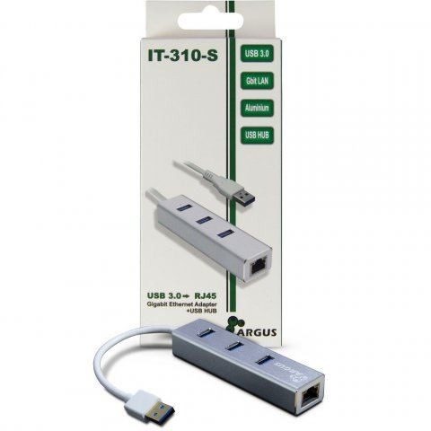  Inter-Tech Argus IT-310-S vezetékes hálózati adapter (88885471) 