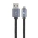  Gembird Cablexpert  USB-A -> MicroUSB kábel 1.8m fekete-ezüst (CCB-mUSB2B-AMBM-6) 
