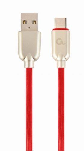  Gembird USB Type-C - USB-A adat- és töltőkábel 2m piros (CC-USB2R-AMCM-2M-R) 