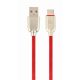  Gembird USB Type-C - USB-A adat- és töltőkábel 2m piros (CC-USB2R-AMCM-2M-R) 