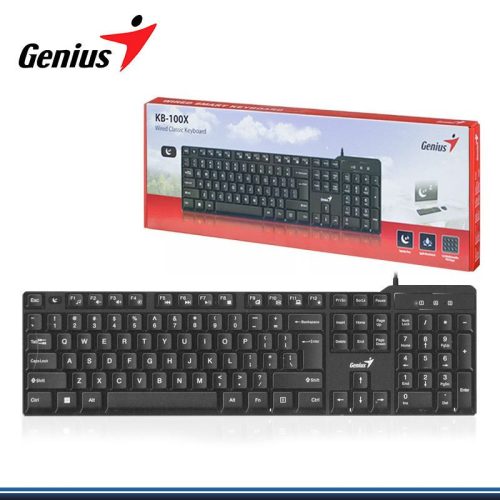  Genius KB-100X billentyűzet fekete (31310049405) 