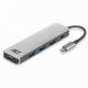  ACT USB Hub 3.2 4 portos szürke (AC7053) 