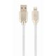  Gembird Lightning - USB-A adat- és töltőkábel 2m fehér-aranyszínű (CC-USB2R-AMLM-2M-W) 