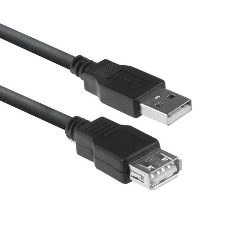  ACT USB 2.0 hosszabbító kábel 1,8m fekete (AC3040) 