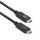  ACT USB-C - USB-C 40Gbps, Thunderbolt3/4 kábel 0.8m fekete (AC7451) 