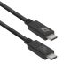  ACT USB-C - USB-C 40Gbps, Thunderbolt3/4 kábel 0.8m fekete (AC7451) 