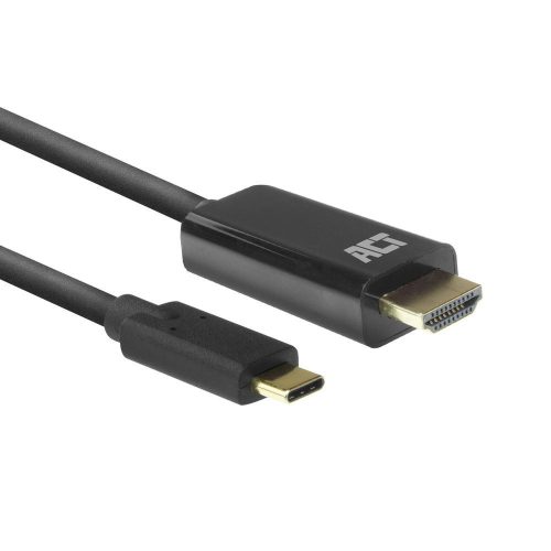  ACT USB-C - HDMI kábel 2m fekete (AC7315) 