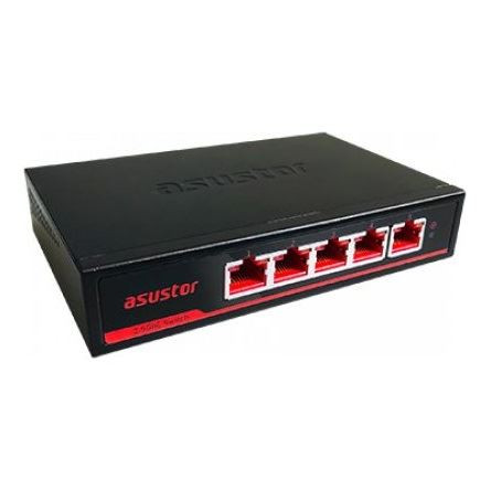  Asustor 5 portos 2.5Gbps switch (ASW205T) 