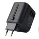  Choetech PD5008 utazó hálózati töltő 3xUSB-A 1xUSB-30W fekete 