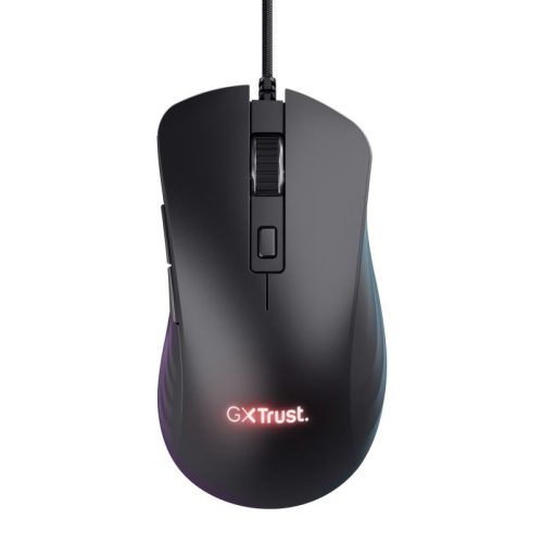  Trust GXT924W YBAR+ gaming egér fekete (24890) 
