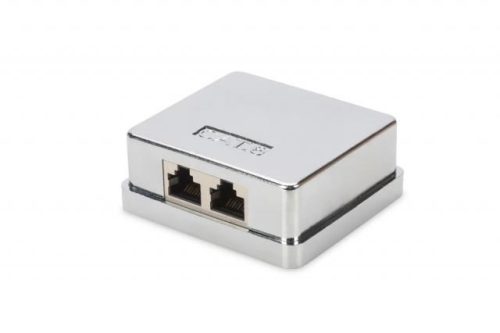  Digitus falikábel összekötő doboz Cat6 Silver (DN-93711) 