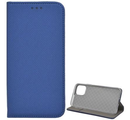  Gigapack Huawei Y6s (2019) rombusz mintás fliptok sötétkék (GP-88051) 
