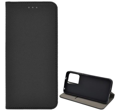  Gigapack Xiaomi Redmi Note 12 4G rombusz mintás fliptok fekete (GP-138692) 