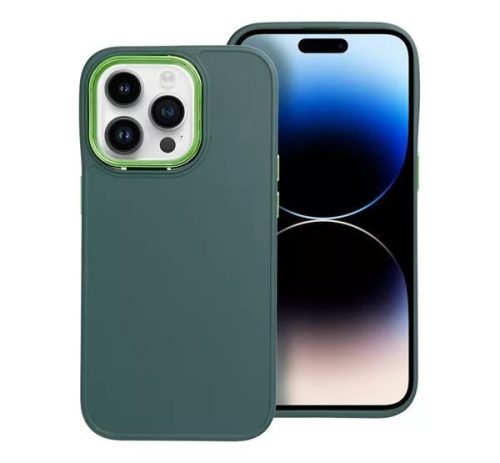  Frame Apple iPhone 14 Pro szilikon tok zöld (74554) 