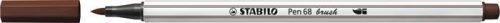  STABILO Pen 68 brush prémium ecsetfilc rugalmas heggyel barna (568/45) 