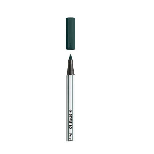  STABILO Pen 68 brush prémium ecsetfilc rugalmas heggyel földeszöld (568/63) 
