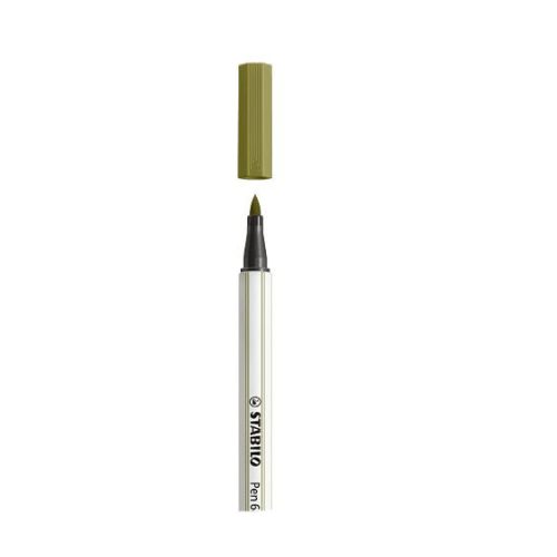  STABILO Pen 68 brush prémium ecsetfilc rugalmas heggyel sárzöld (568/37) 