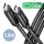  Axagon CHARGE USB-C - USB-C adat- és töltőkábel 1,5m fekete (BUCM2-CM15AB) 