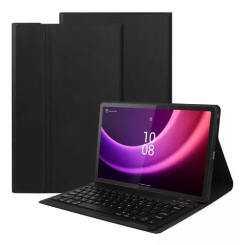  Gigapack Lenovo Tab P11 Gen2 bőr hatású QWERTY, angol nyelvű tablet tok fekete (GP-143634) 